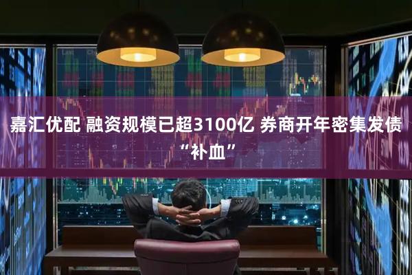 嘉汇优配 融资规模已超3100亿 券商开年密集发债“补血”