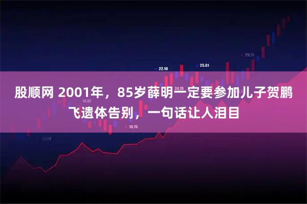 股顺网 2001年，85岁薛明一定要参加儿子贺鹏飞遗体告别，一句话让人泪目