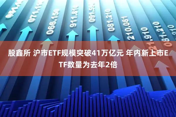 股鑫所 沪市ETF规模突破41万亿元 年内新上市ETF数量为去年2倍